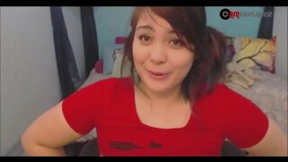 BBW Ungdoms Camgirl Moans og Onanerer